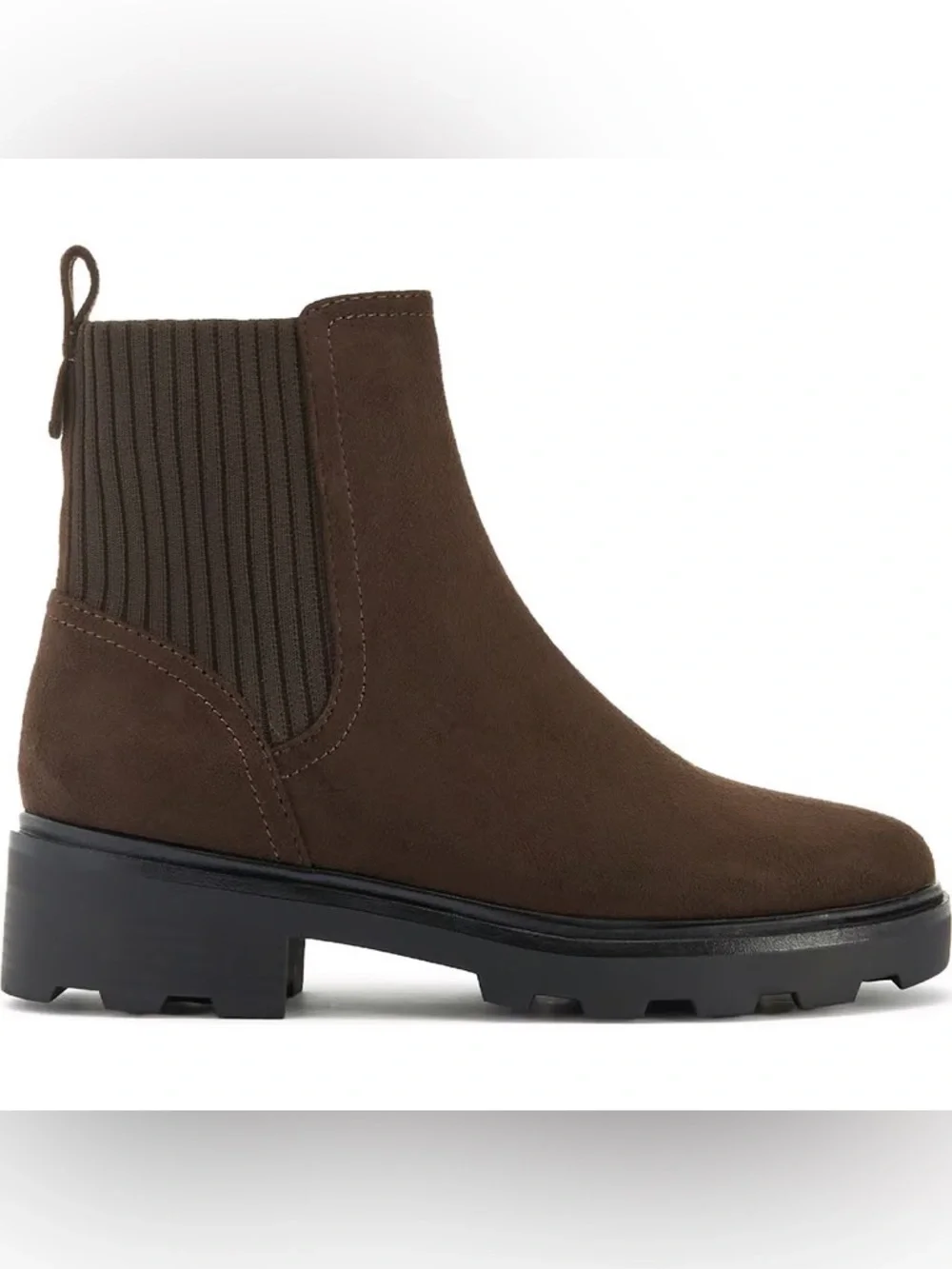 KENSIE Emily Chelsea Boot Dark Brown Round Toe Size 10 NEW